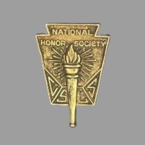 Vintage Gold Filled GF National Honor Society Lapel Pin Member Award Small B GF
